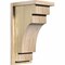 Ekena Millwork Mediterranean Rough Sawn Corbel w/Backplate, Douglas Fir, 8"W x 10"D x 18"H COR08X10X18MED01RDF - alternate 1